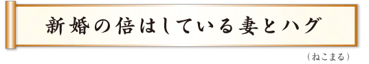 新婚の倍はしている妻とハグ　ねこまる