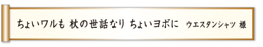 ちょいワルも 杖の世話なり ちょいヨボに