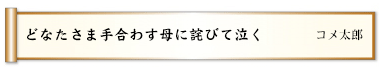 どなたさま手合わす母に詫びて泣く