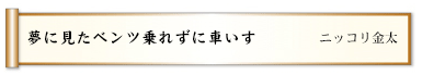 夢に見たベンツ乗れずに車いす