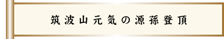 筑波山元気の源孫登頂